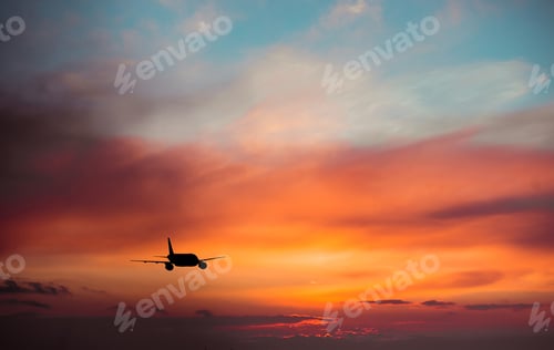 Preview: Airplane in the sky