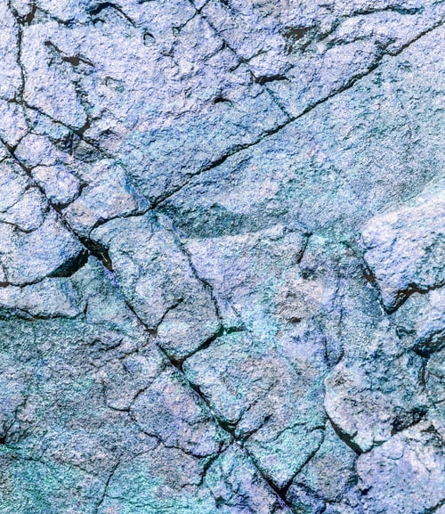 Preview: Background and texture of rock with blue coloring.