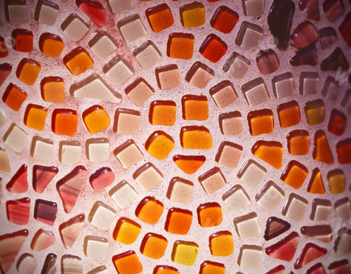 Preview: Colored Glass Mosaic Background Image