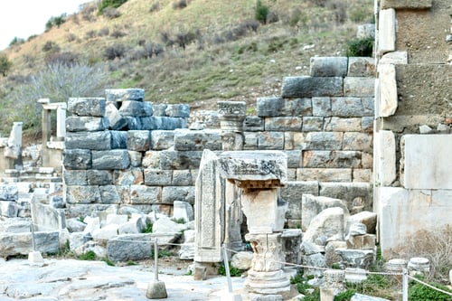 Preview: Elements of ancient architecture and ruins of Ephesus, Izmir.