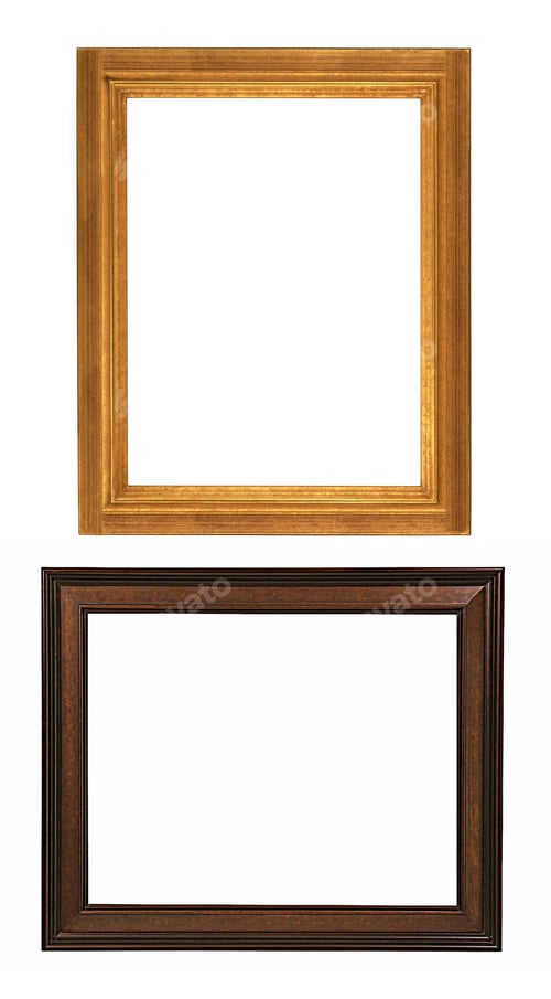 Preview: golden and brown frames