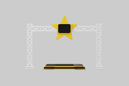 Preview: Retail stage with star sign