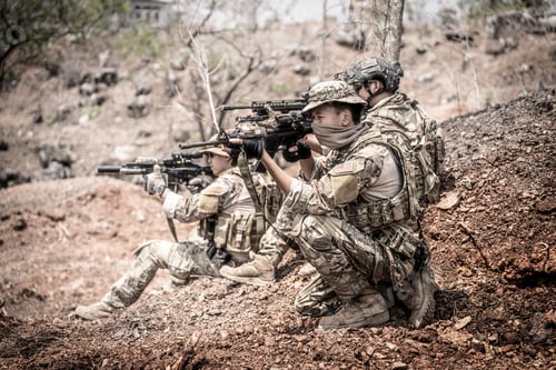 Preview: US marines in the mountains during the military operation