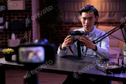 Preview: Asian freelancer livestreaming product review