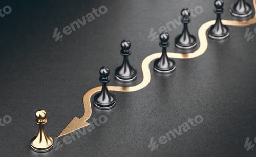 Preview: Golden pawn beating competition, Outsider concept.