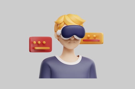 Preview: Cartoon avatar with vr headset