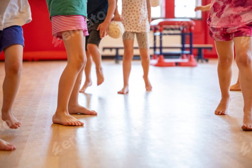 Preview: Little feet on the move during playtime.