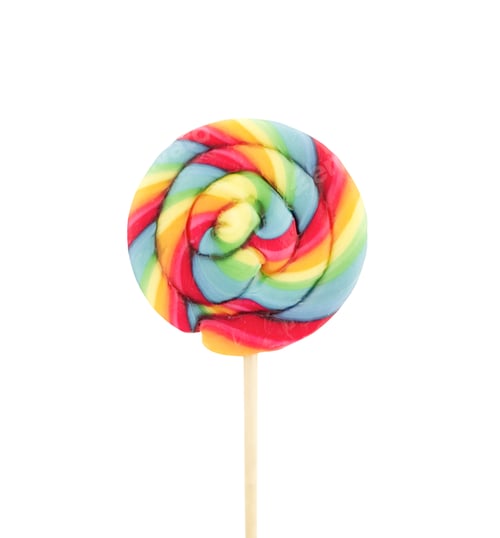 Preview: Colorful spiral lollipop