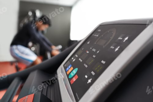 Preview: Recording your heart rate. Shot of a cardio equipment at a gym.