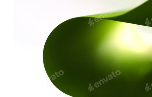 Preview: abstract light background. Green gradient, on a white background.