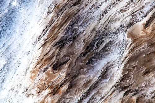 Preview: Glacier wall with ice patterns