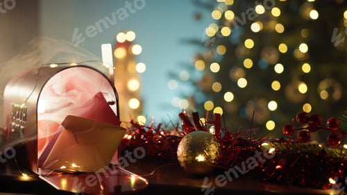 Preview: Open Letterbox with small letter for Christmas