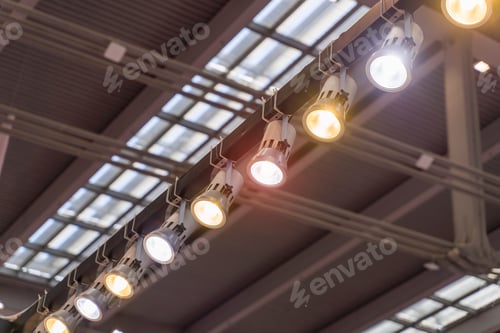 Preview: Led Light On Mall Roof.