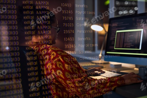 Preview: Programmer working with program codes