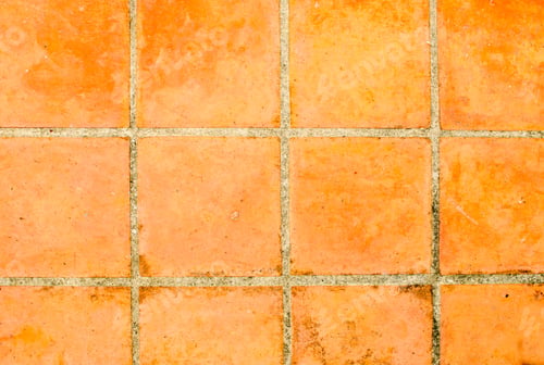 Preview: aged tiles square clay orange floor