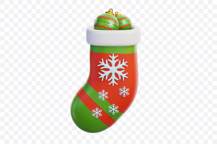 Preview: Snowflake Gift Stocking