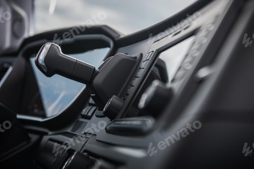 Preview: Modern Semi Truck Cockpit and Dashboard