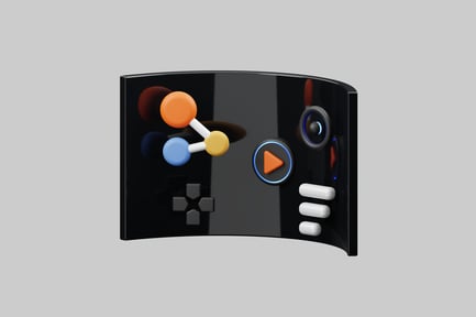 Preview: Retro console with unique interface