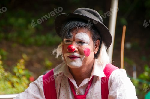 Preview: Portrait of impersonator as a joker, India.