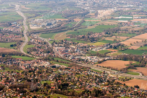 Preview: Aerial view of Geneva and its suburbs from Mont Selave,