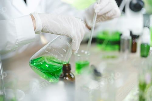 Preview: researcher working in laboratory for medicals science research using scientific equipment technology