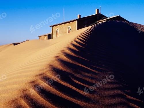 Preview: House Buried in Sand