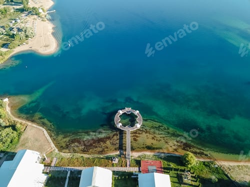 Preview: Aerial view of Ruh Ordo Cultural Center in Cholpon-Ata