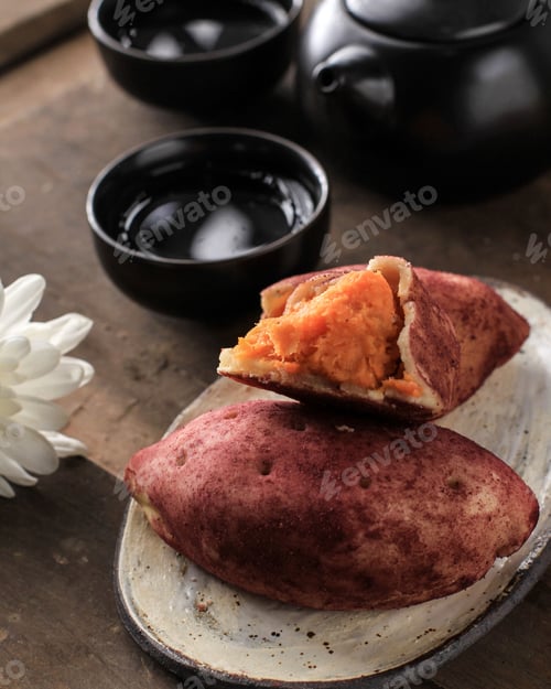 Preview: Korean Sweet Potato Mochi Bread