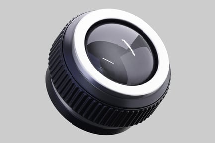 Preview: Modern Professional Camera Lens 3D