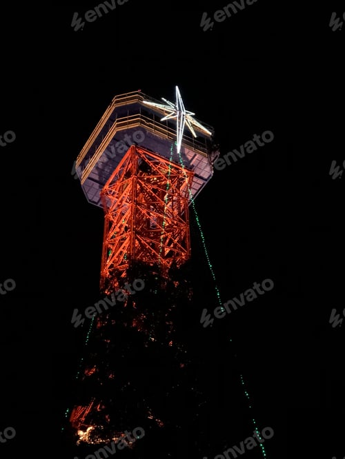 Preview: Six flags over Texas Holiday in the Park - star tower