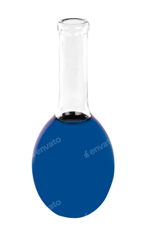 Preview: Chemical laboratory flask isolated