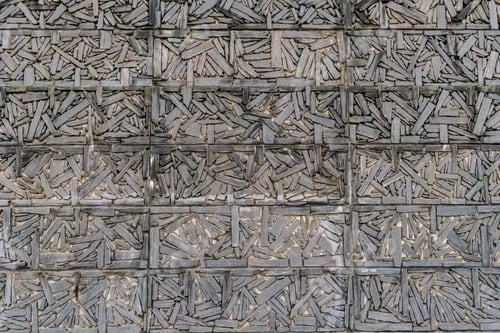 Preview: Background of a wall with horizontal rocks placed in a similar pattern.