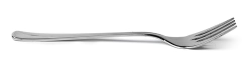 Preview: Silver dining fork isolated on white background