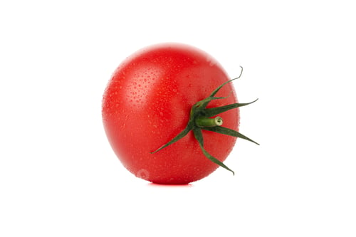 Preview: Fresh ripe tomato isolated on white background