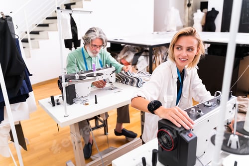 Preview: Team of fashion designers at work