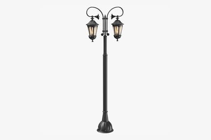 Preview: Vintage Dual Lantern Street Lamp