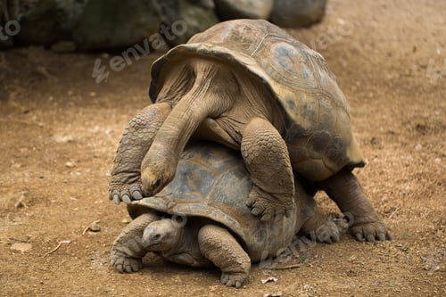 Preview: mating tortoises at the zoo