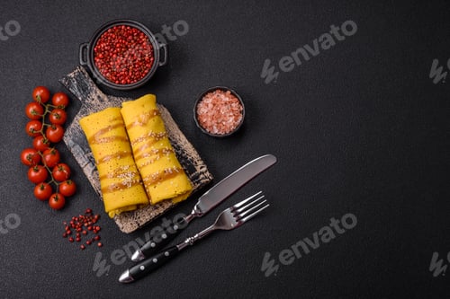 Preview: Sweet or savory crepe with different fillings for a hearty breakfast