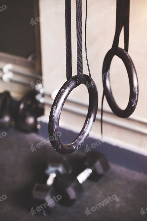 Preview: Gymnastic rings in gym