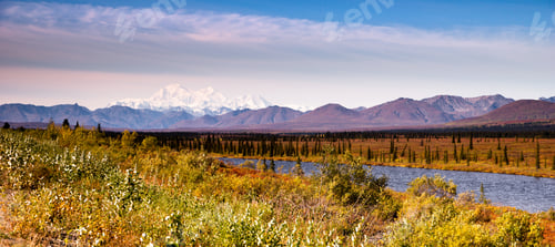 Preview: Denali Range Mt McKinley Alaska North America