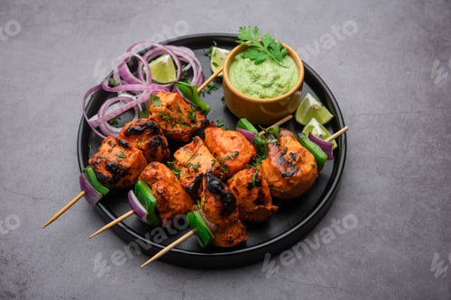 Preview: chicken tikka kebabs