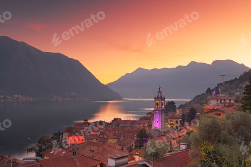 Preview: Sala Comacina, Como, Italy small town on Lake Como