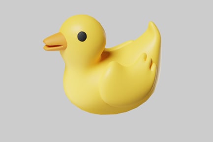 Preview: Classic yellow rubber duck toy