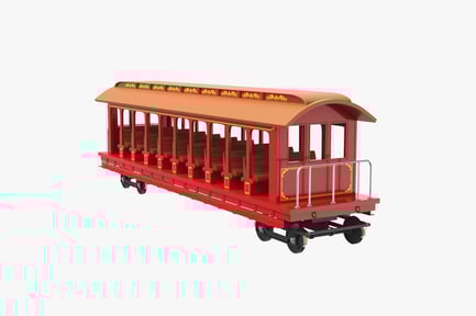 Preview: Vintage Amusement Park Train Car