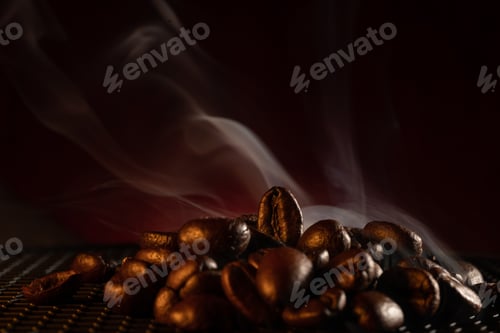 Preview: Roasted coffee beans smoky