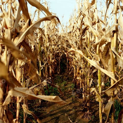Preview: View through corn field