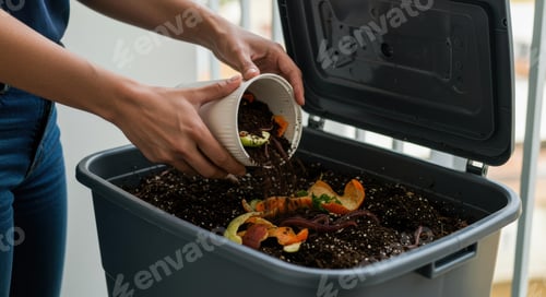 Preview: Composting practices for sustainable gardening with organic waste in urban settings