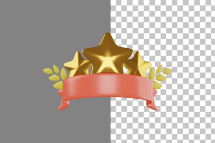 Preview: Star Badge 3D Icon