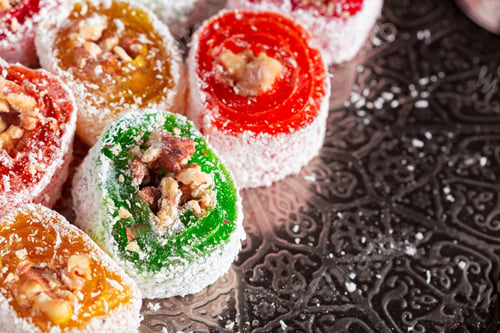 Preview: Turkish delight close up