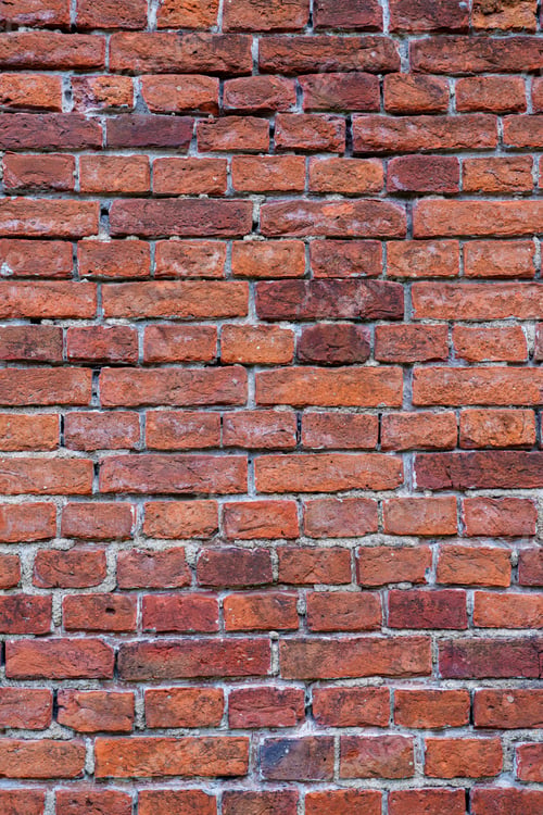 Preview: High Resolution Detailed Retro Brick Wall Background Texture In Warm Red Tones For Vintage Projects